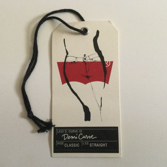 Levi’s for Brooks Brothers Demi Curve Classic Straight Leg Denim Jeans SZ 10M 30 - Picture 2 of 15